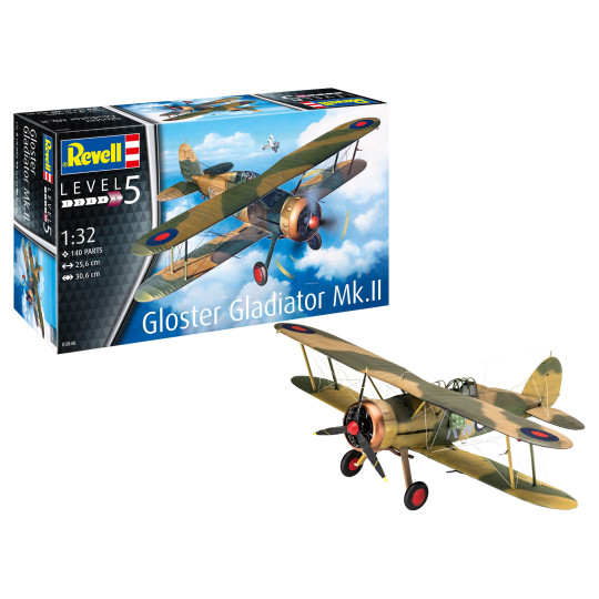 Gloster Gladiator Mk.II WW2 maquette 1/32 REVELL