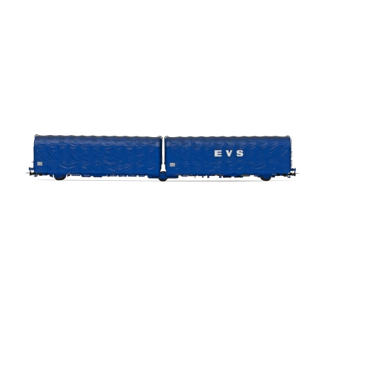 Wagons bache SNCF Couplage 3 essieux "EVS" 1/87 JOUEF