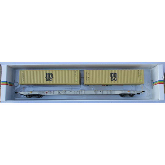 Wagon Porte-conteneur bogies VTG Container MSC 1/87 IGRA