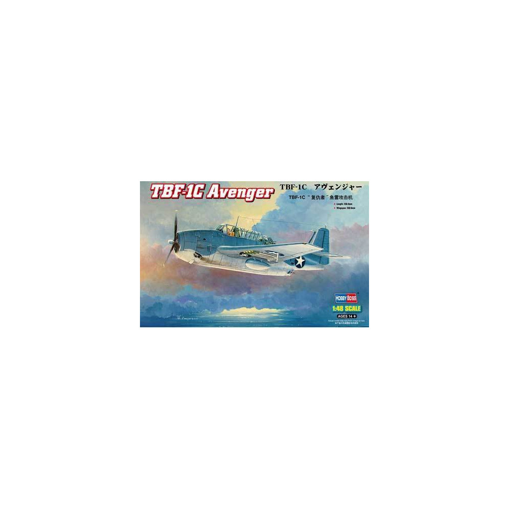 Grumman TBF-1C AVENGER 1/48 maquette HOBBY BOSS