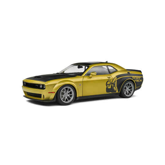 Dodge Challenger R T Scat Pack Widebody Gold 2020 1/18 SOLIDO