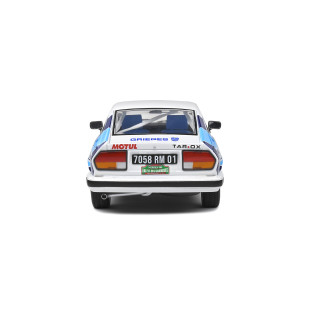 ALFA ROMEO GTV6 White Rallye des Garrigues 1986 1/18 SOLIDO