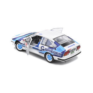 ALFA ROMEO GTV6 White Rallye des Garrigues 1986 1/18 SOLIDO