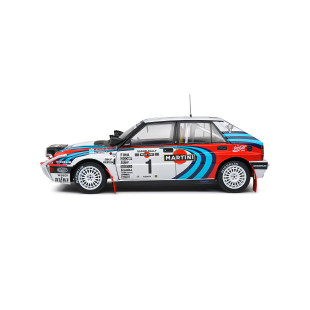 LANCIA Delta HF integrale white safari Rallye Kenya 1991 1/18 SOLIDO