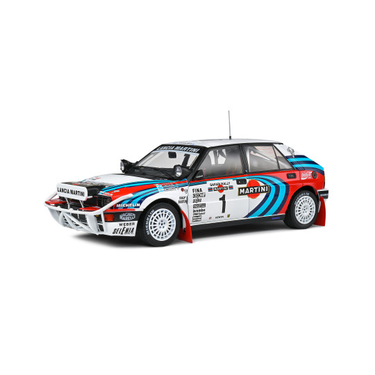 LANCIA Delta HF integrale white safari Rallye Kenya 1991 1/18 SOLIDO