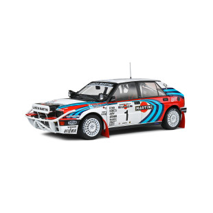 LANCIA Delta HF integrale white safari Rallye Kenya 1991 1/18 SOLIDO