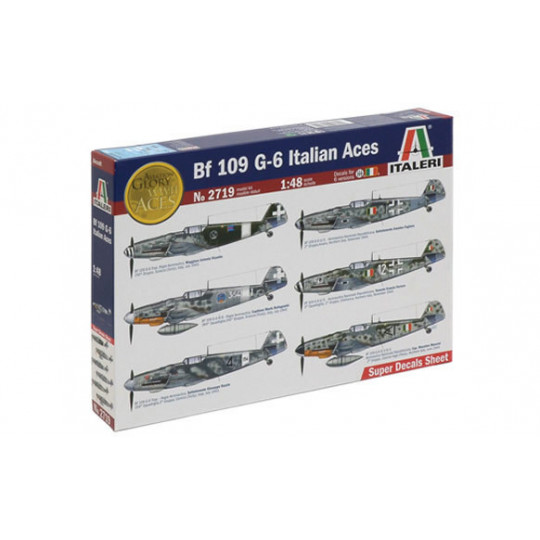 BF 109 G-6 ITALIAN ACES 1/48 ITALERI