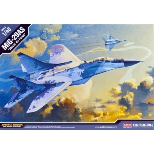 MiG 29 AS Slovak Air Force maquette 1/48 ACADEMY