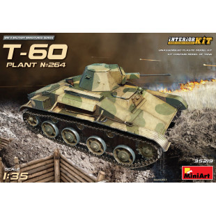 Char T-60 (plant 264,Stalingrad) avec intérieur 1/35 MINIART