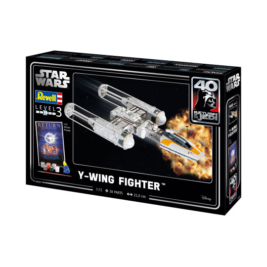 Koensayr BTL Y Wing Fighter Star Wars maquette 1/72 REVELL