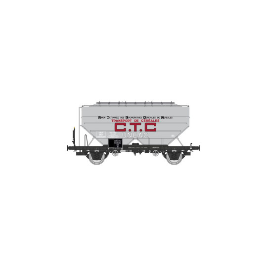 Wagon essieux Céréalier Richard CTC UNAC 1/87 HO - REE