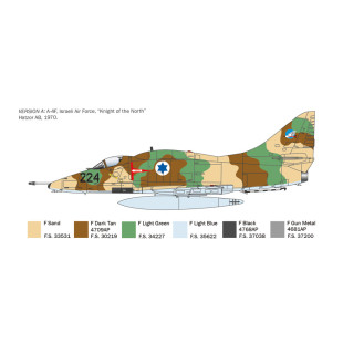 Douglas A-4 E/F/G Skyhawk maquette 1/48 ITALERI