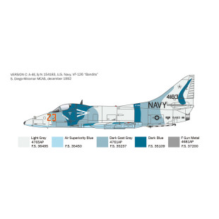 Douglas A-4 E/F/G Skyhawk maquette 1/48 ITALERI