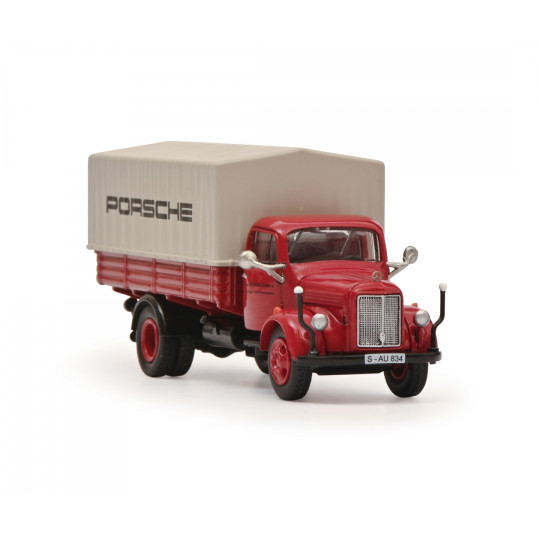 Camion Mercedes L3500 pour PORSCHE 1/87 SCHUCO