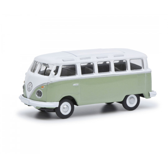 VOLKSWAGEN T1 Samba blanc et vert 1/87 SCHUCO