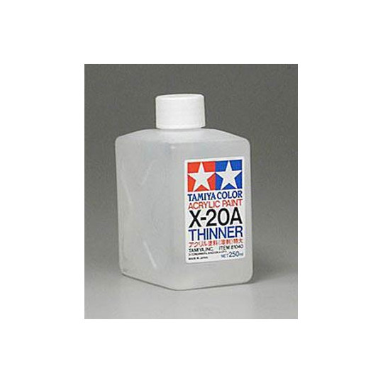 Diluant acrylique pour peintures acryliques 250ml TAMIYA