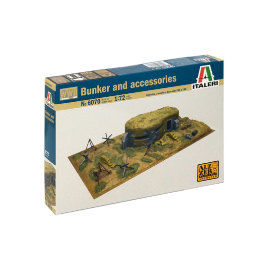 Bunker & Accessoires maquette 1/72 ITALERI
