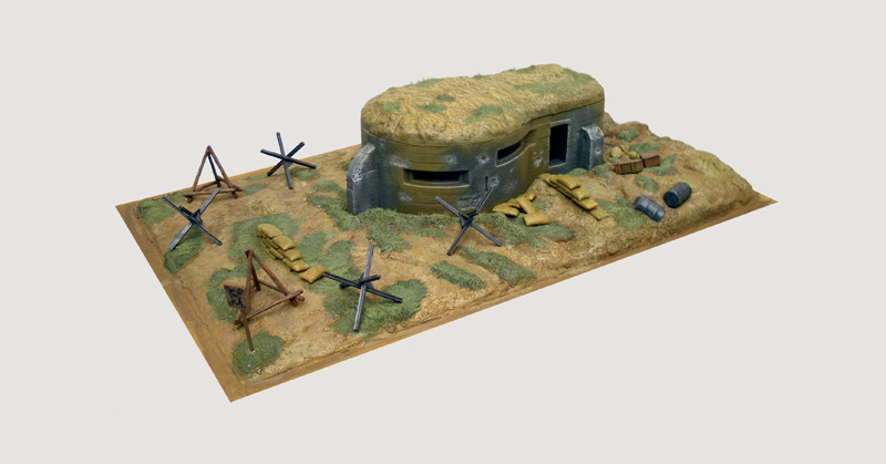 Bunker & Accessoires maquette 1/72 ITALERI