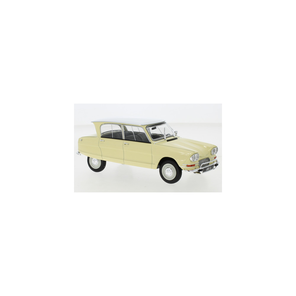 CITROËN Ami 6 1961 blanc et jaune 1/24 1964 WHITEBOX