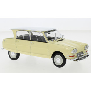 CITROËN Ami 6 1961 blanc et jaune 1/24 1964 WHITEBOX