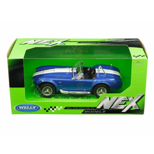 Shelby Cobra 427 S/C 1965 bleu 1/24 1964 WELLY