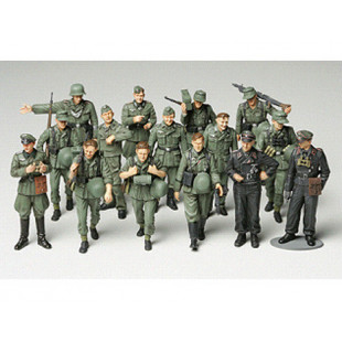 Soldats Fantassins Allemands WW2 maquette 1/48  TAMIYA