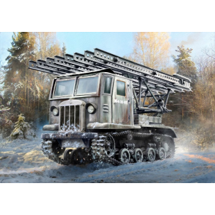 Camion char Soviet tractor STZ-5 BM-13 “KATYUSHA” WW2 maquette 1/35 ZVEZDA