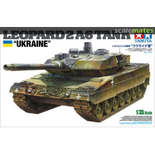 Char tank LEOPARD 2 A6 Ukraine maquette 1/35 TAMIYA