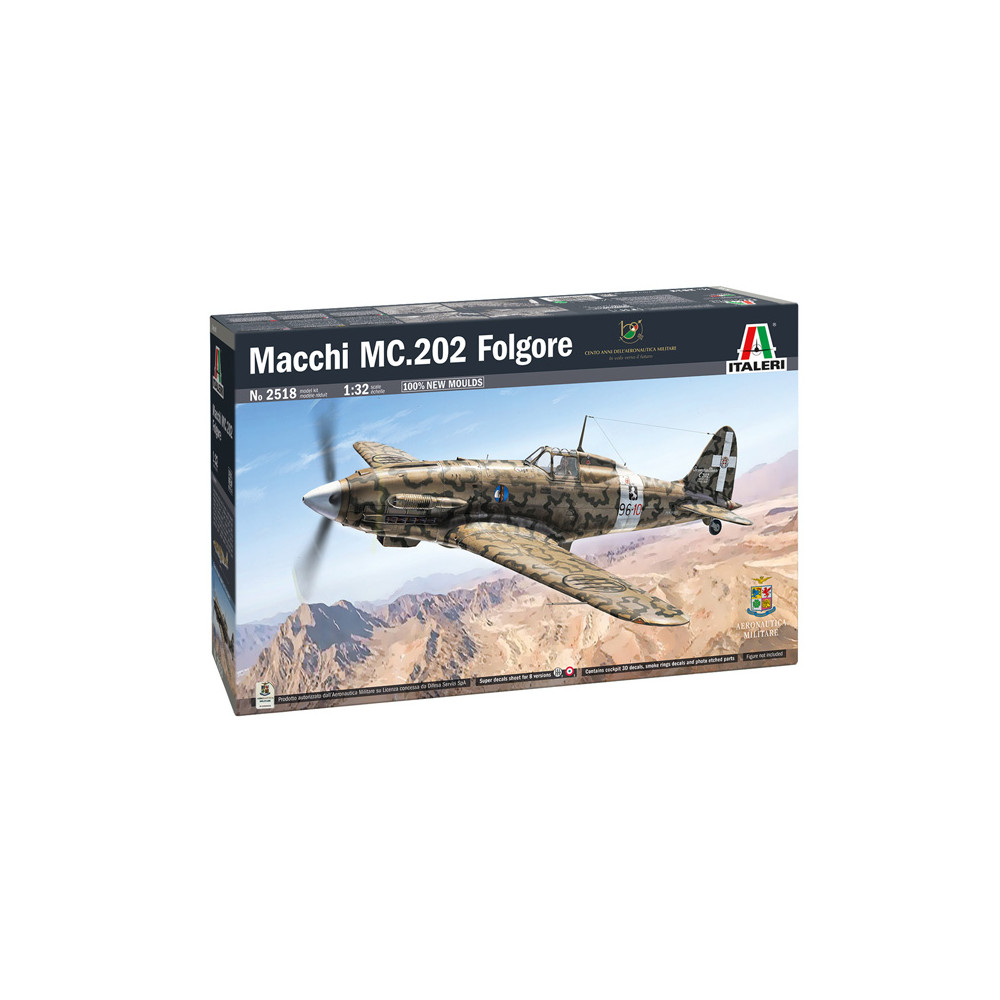 Macchi MC 202 Folgore maquette avion WW2 1/32 ITALERI