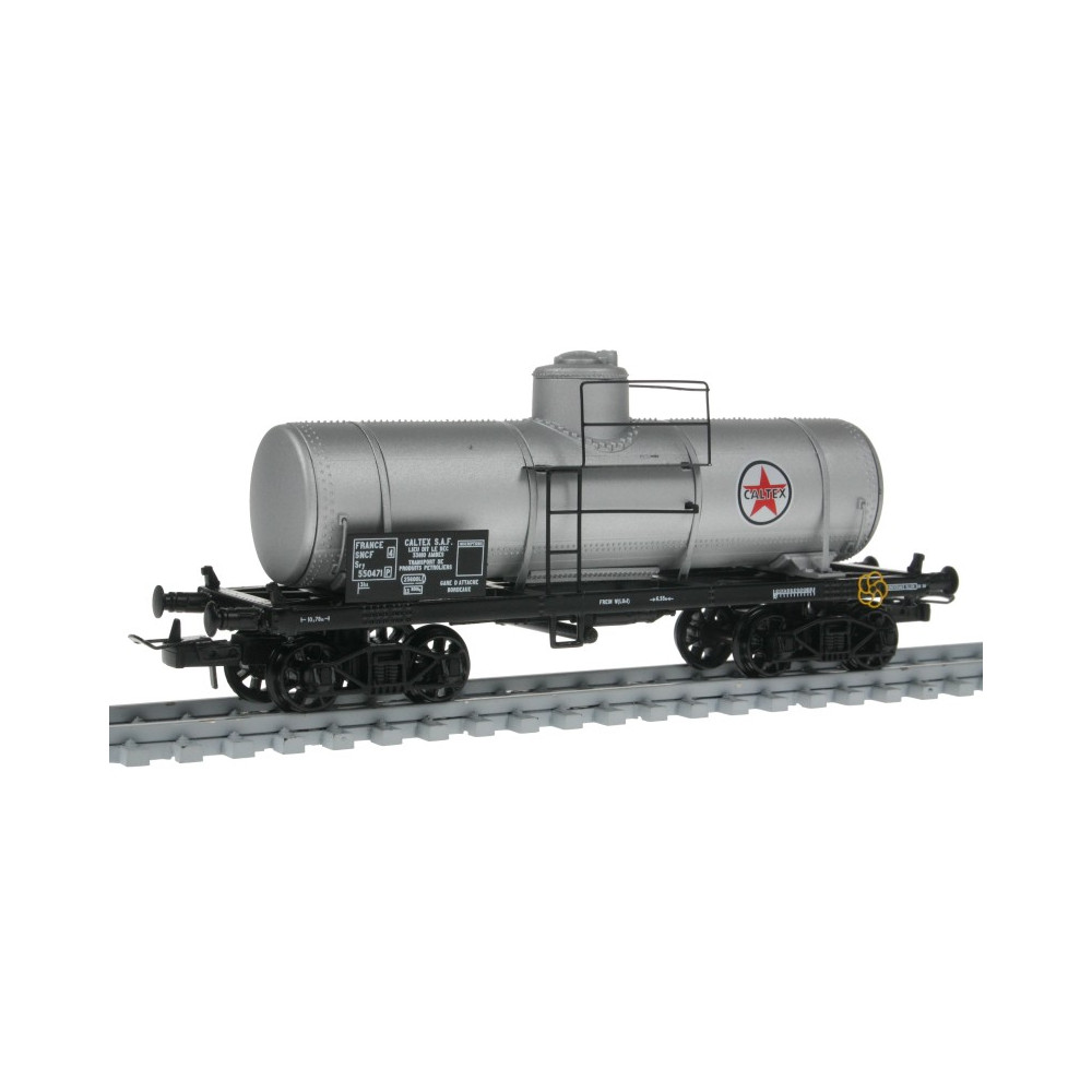 Wagon citerne bogies TP SNCF CALTEX 1/87 HO MAKETTE