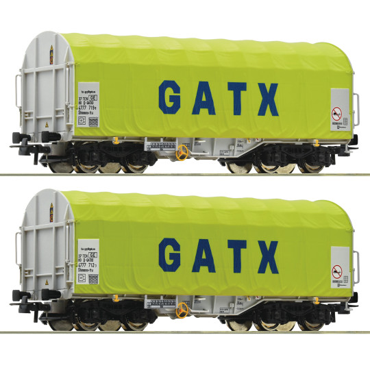 Wagon Bogies BACHE  "GATX" SET 2u 1/87 HO ROCO