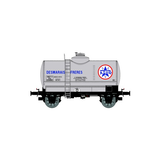 Wagon Citerne OCEM 29 "AZUR Desmarais"  1/87 HO REE