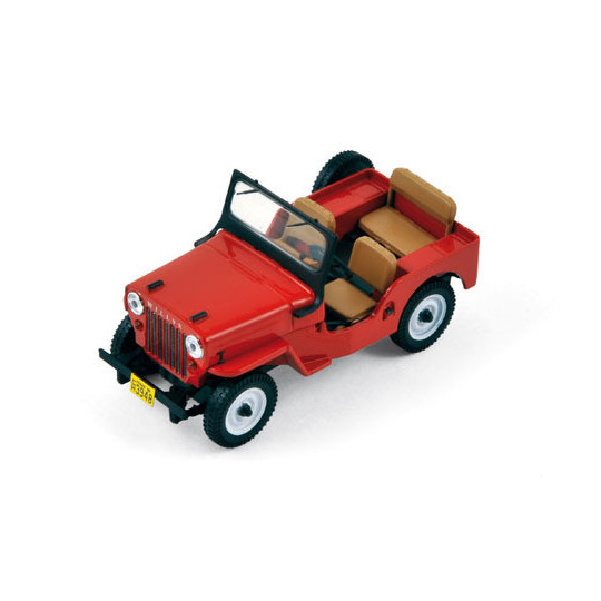 JEEP WILLYS CJ3B 1953 ROUGE 1/43 PREMIUM X