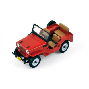 JEEP WILLYS CJ3B 1953 ROUGE 1/43 PREMIUM X