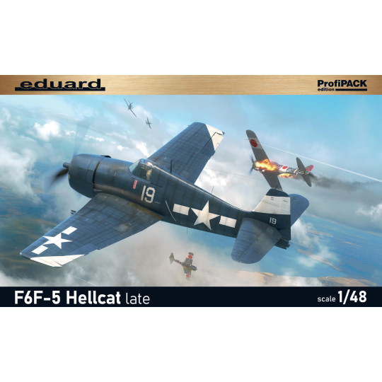 Grumman HELLCAT F6F - 5 Late US WWII FIGHTER 1/48 EDUARD ProfiPACK
