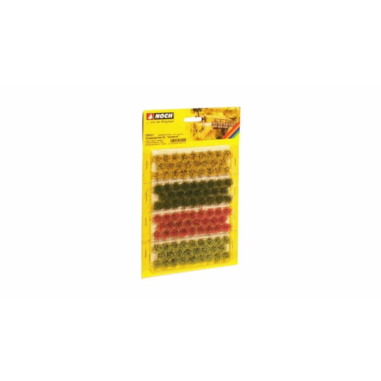 Touffes d'herbe fleuries XL 9 mm 104 pièces NOCH