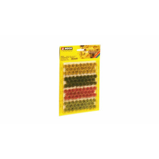 Touffes d'herbe fleuries XL 9 mm 104 pièces NOCH