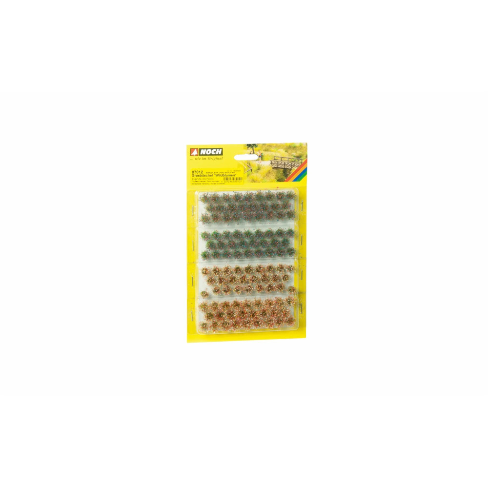 Touffes d'herbe fleurs sauvages de 6 à 9 mm 104 pièces NOCH
