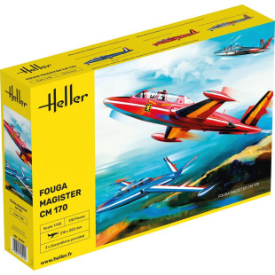 Fouga MAGISTER CM170 maquette1/48 HELLER