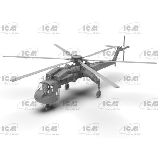 Hélicoptère US Sikorsky CH-54A Tarhe Skycrane maquette 1/35 ICM
