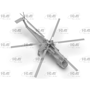 Hélicoptère US Sikorsky CH-54A Tarhe Skycrane maquette 1/35 ICM