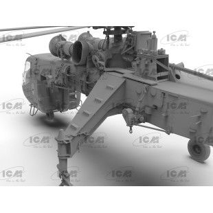 Hélicoptère US Sikorsky CH-54A Tarhe Skycrane maquette 1/35 ICM