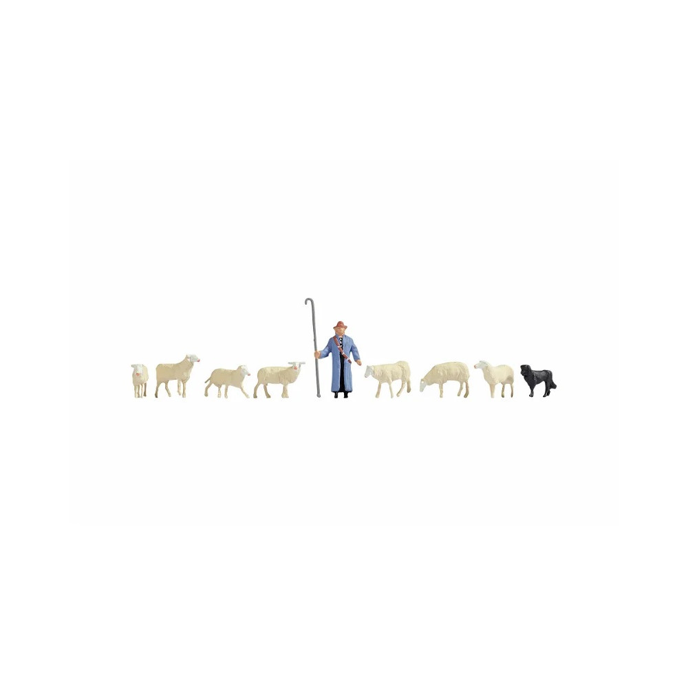 Moutons et berger 1/87 NOCH