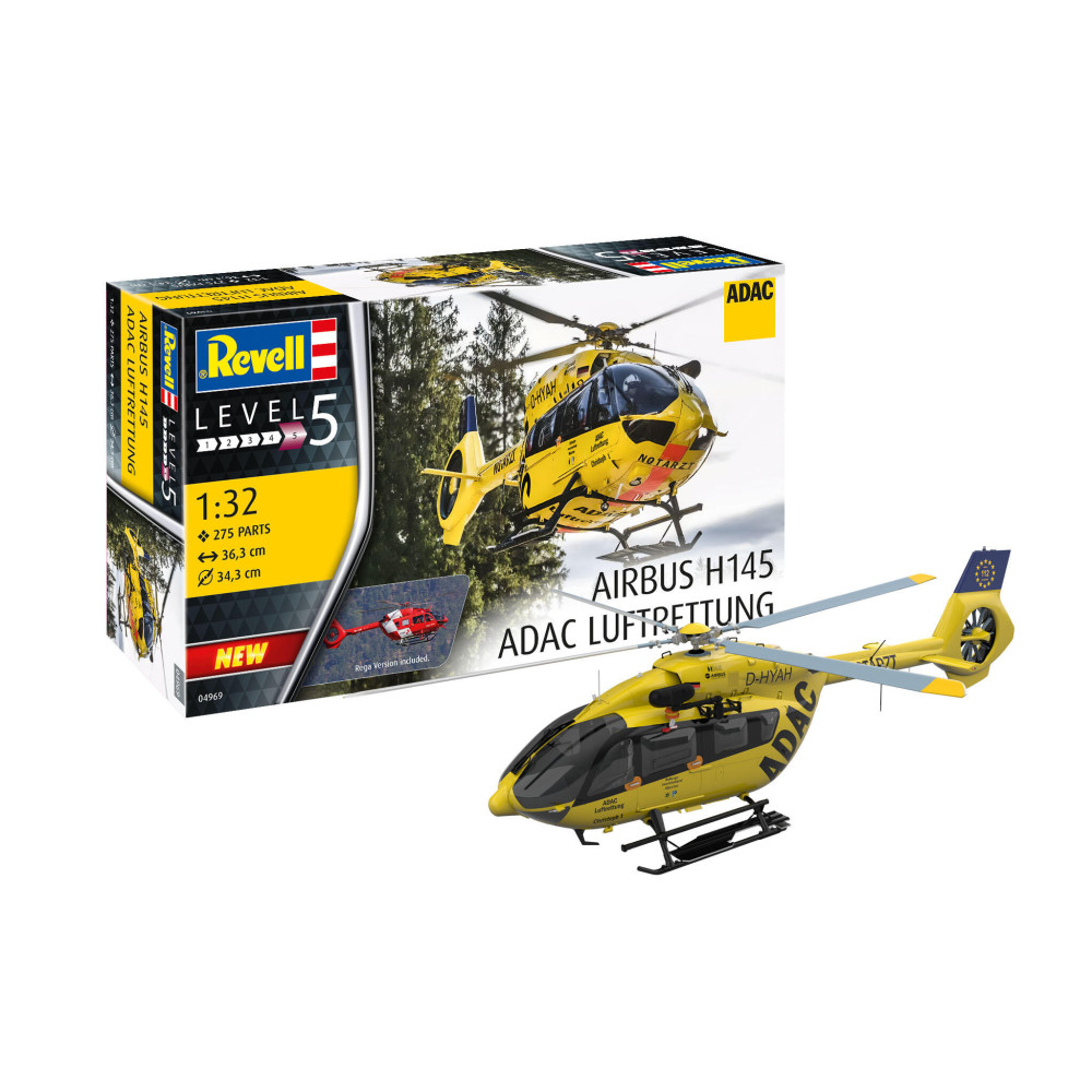 Airbus H145 ADAC sauvetage aérien 1/32 REVELL maquette