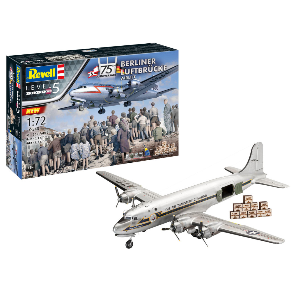 Coffret Cadeau 75ème anniversaire Pont aérien Berlin 1/72 REVELL maquette