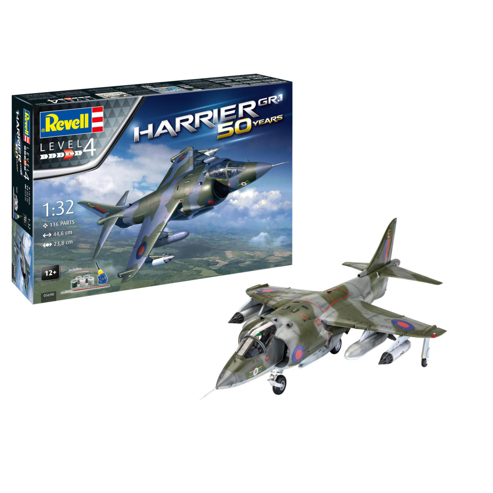 Coffret 50ème anniversaire HAWKER HARRIER GR MK.1n 1/32 REVELL