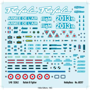 RAFALE B FIGHTER DASSAULT 1/48 HOBBY BOSS