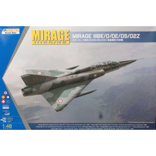 MIRAGE III BE D Biplace 1/48 KINETIC