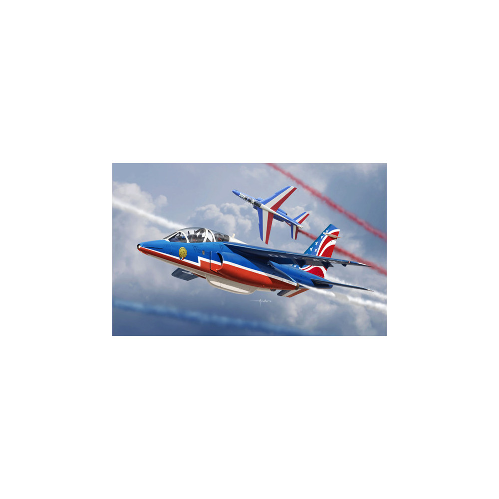 ALPHA JET PATROUILLE DE FRANCE 2017 2 AVIONS 1/48 KINETIC