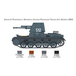 Char tank WW2 Panzerjager 1 maquette 1/35 ITALERI